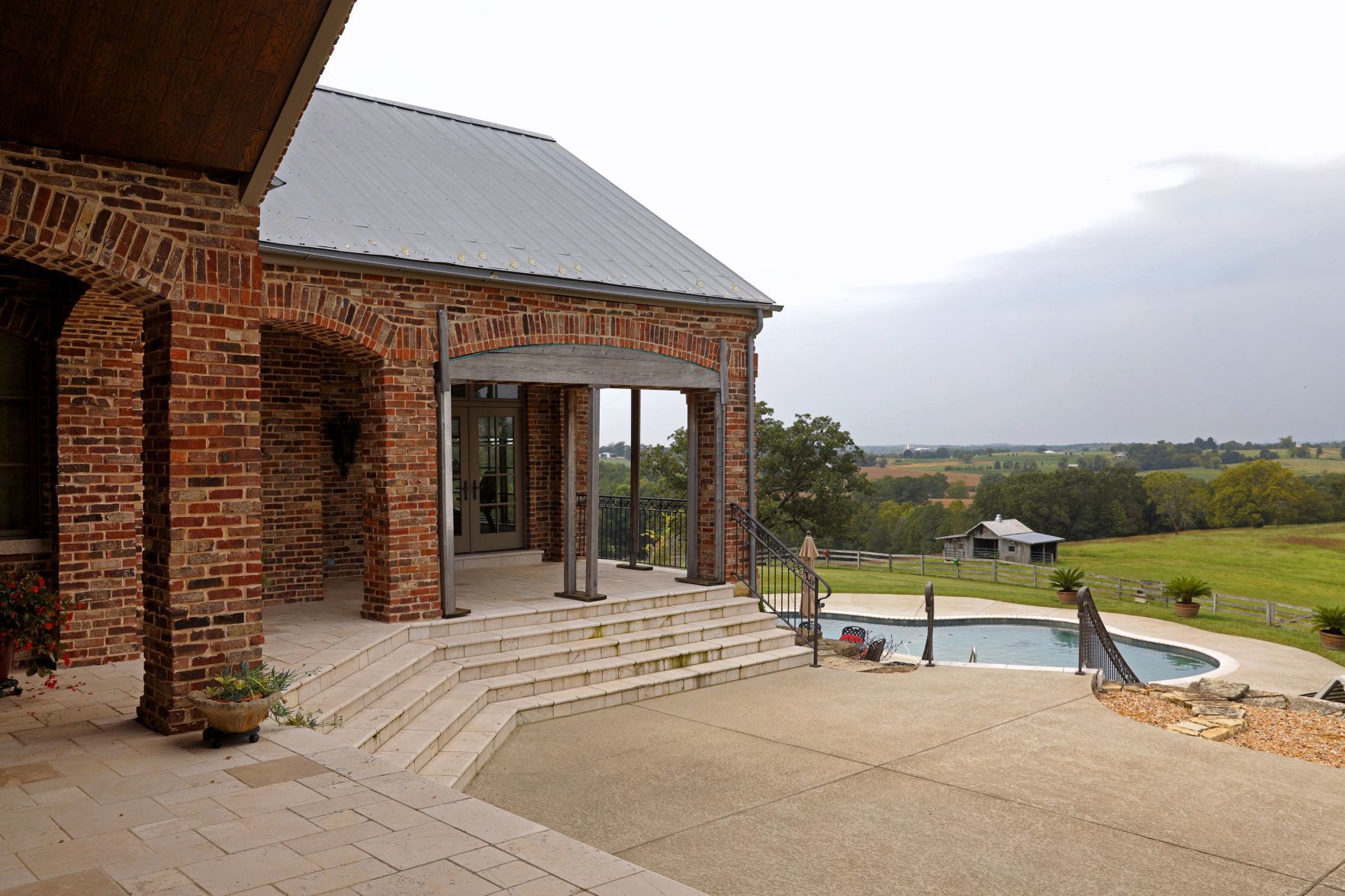 At home: Ron Brown's Franklin County ranch